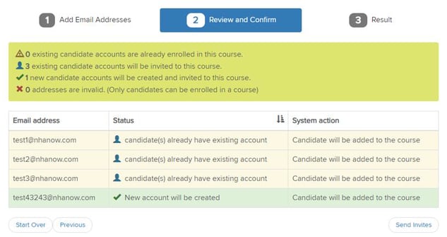 How to Invite candidates to a course-2-17