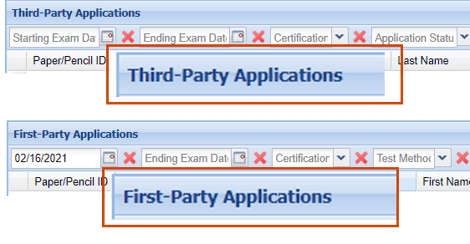 How to View Exam Applications-2-9