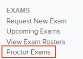 How to reset a password during an exam - Proctor-6