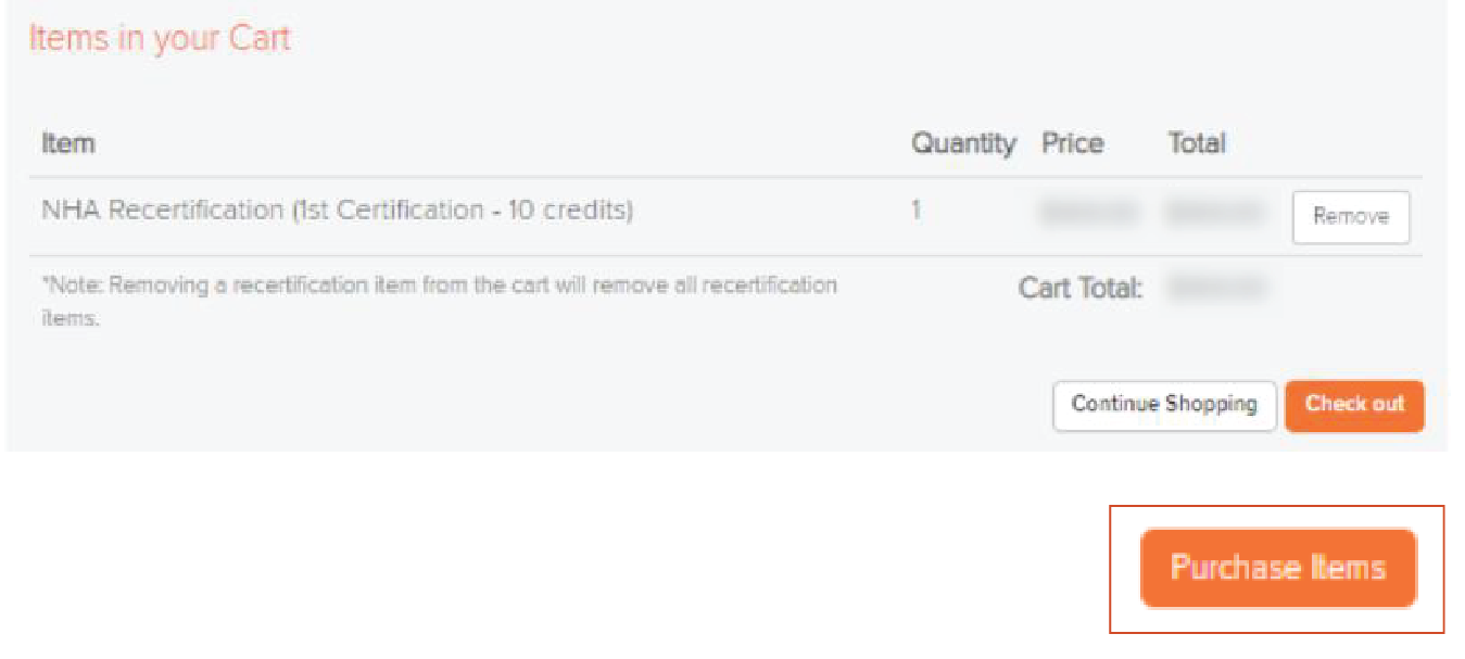 How to Renew an NHA Certification (nonExCPT)
